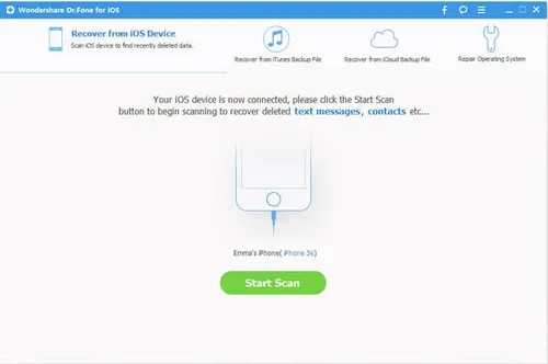 Vista 2 de Wondershare dr.fone toolkit - iOS Data Recovery [Download] [Download]