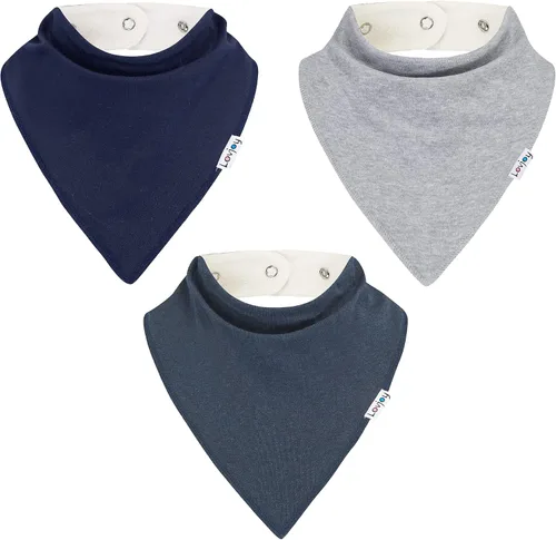 Vista 17 de Lovjoy Baberos tipo bandana grandes – Baberos para necesidades especiales – Para niños mayores, jóvenes y adultos – Práctico, absorbente y elegante