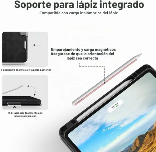 Vista 5 de Antbox Case for iPad Pro 12.9'' 6th/5th/4th/3rd Generation, Black Negro