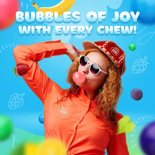 Vista 9 de Bolas de chicle para repuestos de máquina de chicles - Bolas de goma de mascar de frutas surtidas de 1 pulgada - 1.7 libras Chicle para niños