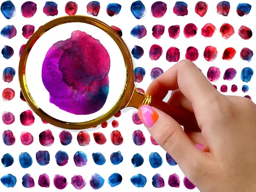Vista 3 de Adhesivos para uñas (5 hojas) FLONZNAIL Just Watercolors Dots