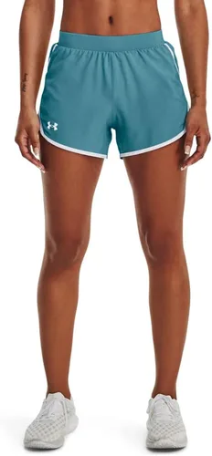 Vista 13 de Under Armour Women's Fly by 2.0 Running Shorts (027) negro / azul glaciar / reflectante
