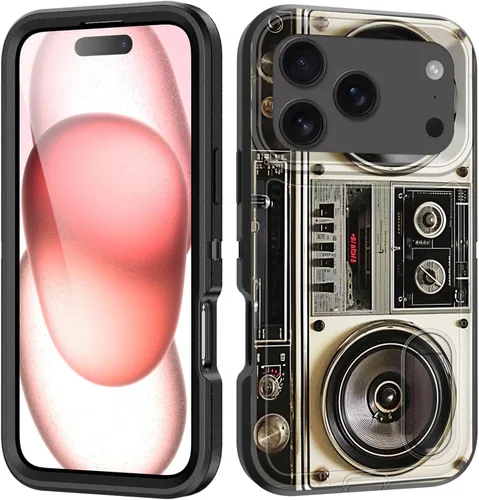 Vista 84 de Funda para iPhone Air con soporte integrado, a prueba de golpes, polvo y caídas, 3 capas, grado militar, funda protectora para iPhone Air de 6.5