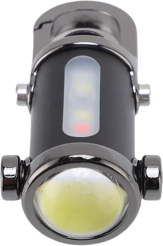Vista 4 de Walfront Linterna recargable del llavero, aluminio mini LED antorcha 1200LM para acampar senderismo iluminación de emergencia