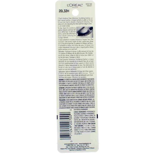Vista 2 de L'Oreal Paris Voluminous Smoldering Liner, Negro [645] 0.09 oz (Paquete de 3)