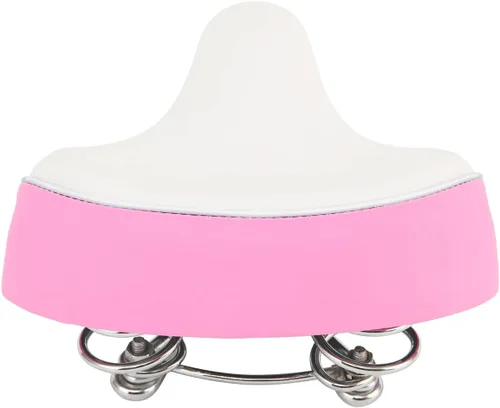 Vista 3 de Asiento ancho de bicicleta para niñas, morado y rosa Rosado