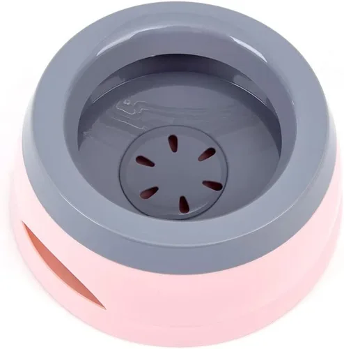 Vista 9 de Love Dream Cuenco de agua para perros sin derrames, alimentador lento de agua para perros, sin goteo, dispensador de agua para mascotas, 25 onzas