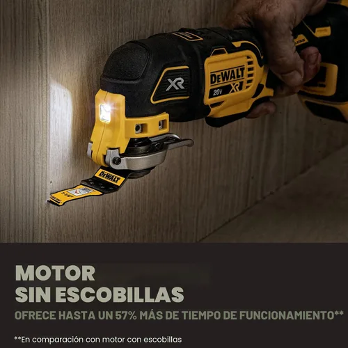 Vista 5 de DEWALT MAX XR 20V - Kit de multiherramienta oscilante, accesorios de herramienta oscilante, sin cable, 3 velocidades, cambio rápido de hoja, papel