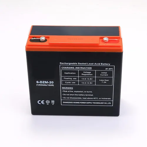 Vista 2 de 2PCS 6-DZM-20 12V 24AH batería recargable para scooter eléctrico go kart ATV