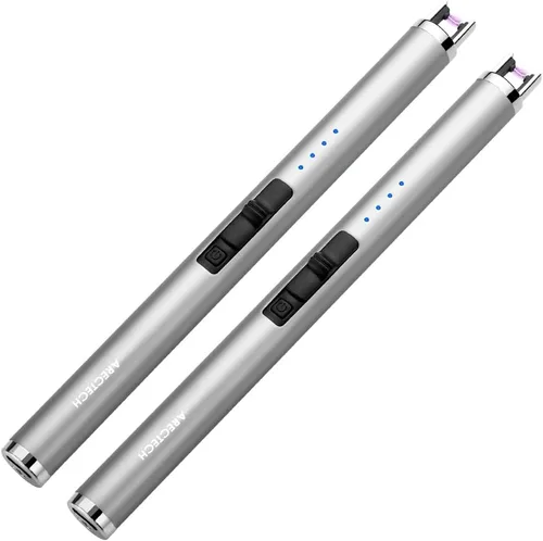 Vista 8 de ARECTECH Encendedor Eléctrico de Velas Recargable de Arco de Plasma Resistente al Viento para Velas Navidad Cocina Regalo de Cumpleaños para Mamá
