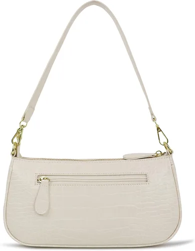 Vista 3 de Barabum Bolso de mano clásico retro con cierre de cremallera para mujer