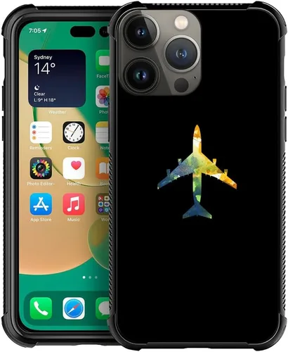 Vista 42 de CARLOCA Funda compatible con iPhone 15, increíble patrón de luz espacial nebulosa para niñas y niños, ultra protección, a prueba de golpes