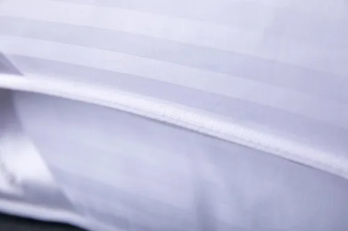 Vista 3 de Almohadas de cama estándar de plumón de ganso de la colección del hotel para dormir una almohada para la espalda, el estómago o los durmientes