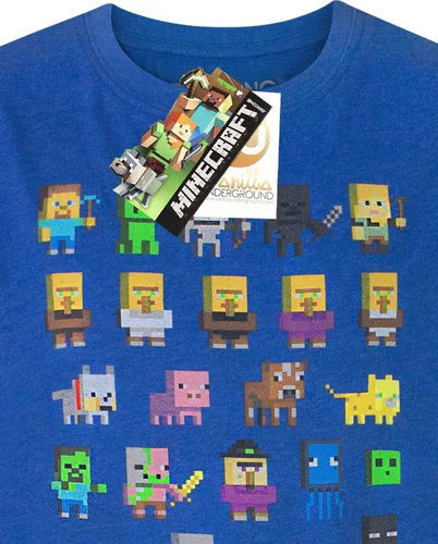 Vista 4 de Minecraft Camiseta para niños Sprites de manga corta para niños