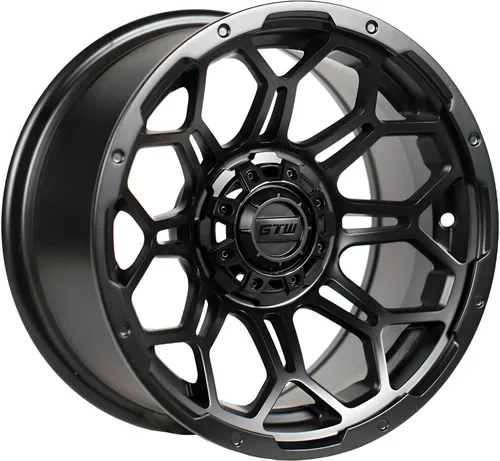 Vista 9 de GTW Bravo 15 Pulgadas de Aluminio Rueda para Carrito de Golf 15x7 4-4 Pernos Desplazamiento 3:4 (Bronce/Negro) 15x7 Wheel with 4-4 (101.6mm)
