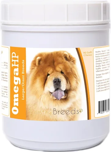 Vista 91 de Healthy Breeds Affenpinscher Omega HP - Masticables suaves para piel y pelaje, 60