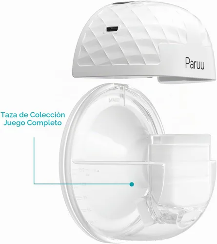 Vista 5 de Paruu P10 - Juego completo de tazas de colector, piezas originales de extractor de leche, accesorios de repuesto para extractor de leche portátil, 1