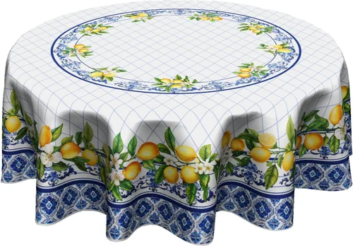 Vista 30 de Giwawa Mantel de Mesa Redondo con Bandera de EE. UU., Mantel Americano con Estrellas, Mariposas, Círculo, 152 cm. Mantel del 4 de julio, Día