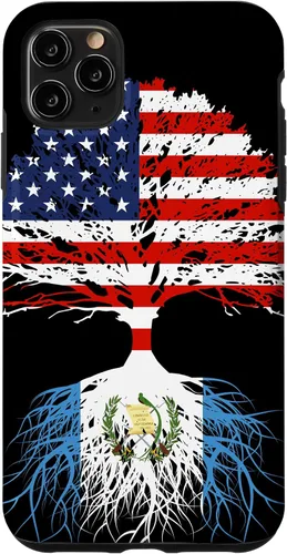 Vista 13 de Guatemala Born Family Roots Guatemalan American US Flag Gift Case for iPhone 17