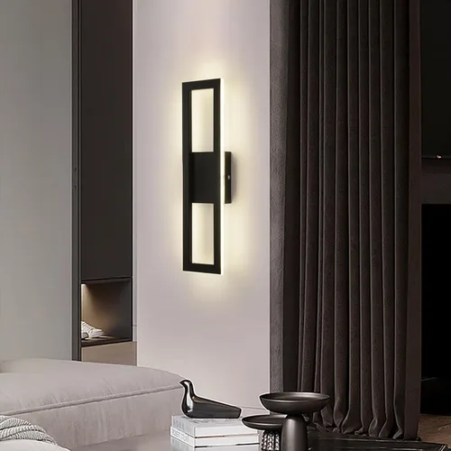 Vista 3 de Lámpara de pared LED para interiores, lámpara de pared moderna de 15.74 pulgadas, lámpara de pared de barra larga, lámpara de decoración con luz