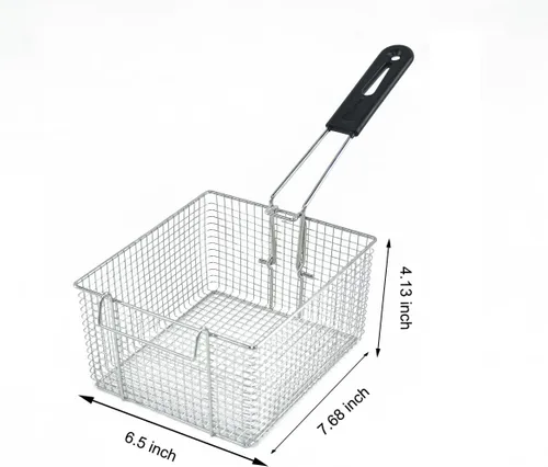 Vista 9 de Freidora eléctrica con 2 cestas y tapas, freidora eléctrica de 5000 W 21.8 L, control de temperatura de acero inoxidable, freidora comercial
