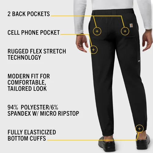 Vista 4 de Carhartt Men's Micro Ripstop Cargo Jogger Pant