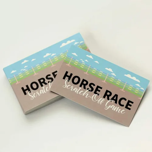 Vista 5 de 44 tarjetas para raspar el Kentucky Horse Derby – Juego de carreras de caballos suministros para fiestas