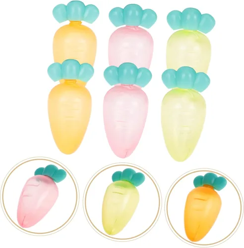 Vista 9 de YARNOW 6 recipientes de aderezo, mini recipientes de plástico para apretar, accesorios de caja Bento para mini caja Bento para Kawaii Bento Box Sub