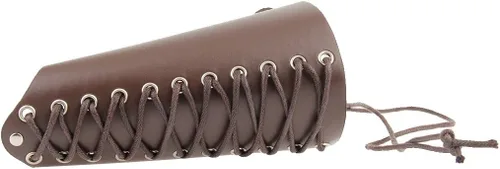 Vista 4 de Brazaletes de brazo vikingos de cuero, brazaletes LARP, protectores de brazo en relieve, amuleto de talismán nórdico para hombres y mujeres, regalos