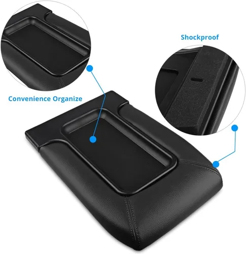 Vista 6 de Compatible con la tapa de la consola central, kit de reposabrazos Chevy GMC Pickup Truck Suburban Tahoe Silverado Sierra Yukon XL reemplaza 19127364