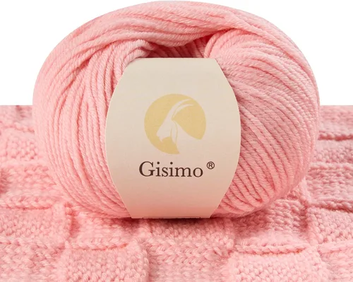 Vista 25 de 100% lana merino para tejer y ganchillo, hilo lujoso y suave de 6 cabos para tejer y crochet a mano, 1.76 oz/50 g, 127 yardas/116 metros