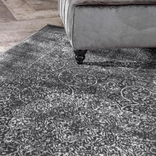 Vista 7 de nuLOOM Alfombra de área de transición estilo oriental Delores, 5 x 8, gris oscuro