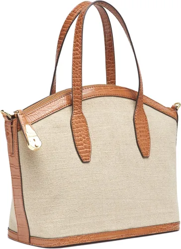 Vista 5 de Calvin Klein Statement Series Lock Daytonna - Bolso de cuero con cremallera superior