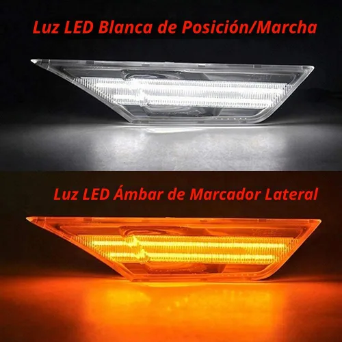 Vista 5 de Luces de posición NSLUMO delanteras de LED para Honda Civic OEM#H02551127N