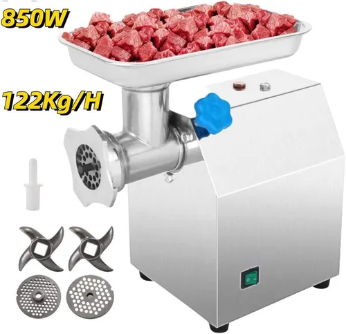 Vista 2 de 122Kg/H Heavy Duty Max Powerful Home Portable Sausage Stuffer Meat Mincer Food Processor