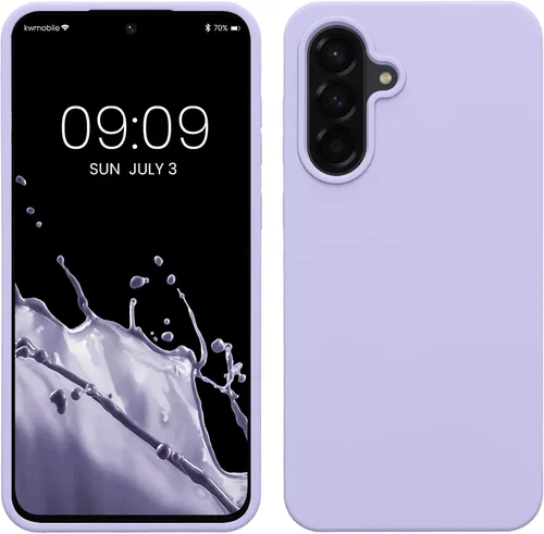 Vista 49 de kwmobile Funda Compatible con Samsung Galaxy A14 5G - Funda de teléfono de TPU y silicona con acabado suave - Verde Lima
