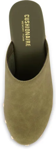 Vista 5 de CUSHIONAIRE Women's Gibbons Faux Wood Clog with Memory Foam Padding, Wide Widths Available
