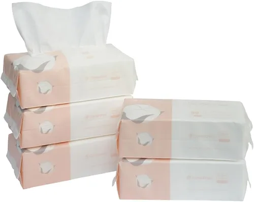 Vista 9 de Careboree Toallitas secas desechables de algodón, facial, extragruesas, para remover maquillaje, Blanco - 3 recambios Lint-Free Makeup Remover