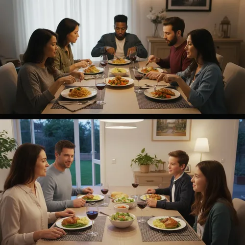 Vista 5 de Decozen Juego de 4 manteles individuales – Protector de mesa para decoración de cocina, resistente a los arañazos al calor, manteles individuales