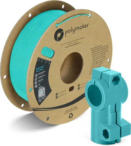 Vista 24 de Polymaker PLA Pro Filament 1.75mm 1KG Black, High-Impact Resistance Tough, High Speed Up to 300mm/s, Clean Surface, Low-Warp, Easy to Print on