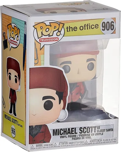 Vista 4 de Funko Pop! TV: The Office - Michael As Classy Santa, Multicolor