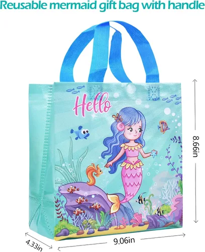 Vista 5 de Vestido de sirena para niñas, disfraz de sirena con accesorios para niñas de 2 a 9 años