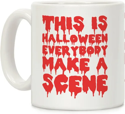 Vista 26 de LookHUMAN Tazas de Halloween Taza de café de Halloween - Tazas de café para decoración ideales para amantes y entusiastas de la decoración - Taza
