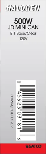 Vista 3 de Foco de luz, S3165, 120V 35W T4 E11, transparente, S3181, 500watts, 120 volts