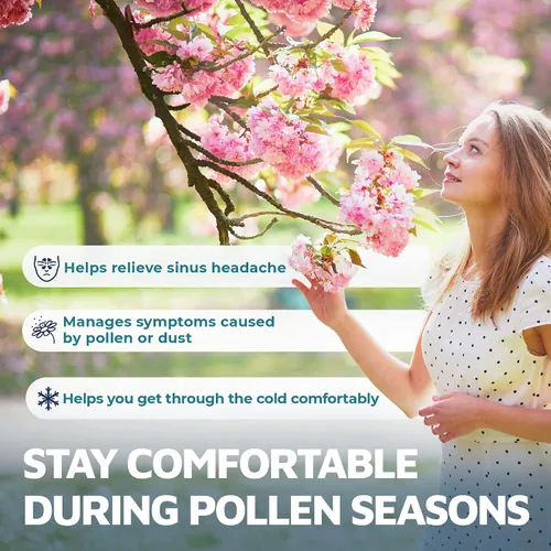 Vista 4 de Mizzle SinuProl Suplemento de apoyo nasal e inmunológico con quercetina con bromelina, opción ideal para personas que confían en descongestionantes