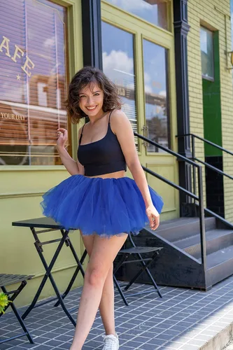 Vista 63 de Simplicity - Falda tipo tutú clásica de 5 capas para mujer