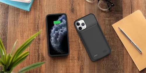 Vista 7 de Cargador extendido portátil recargable de alta capacidad mejorado de 10000 mAh para iPhone 11 Pro Max (6.5 pulgadas), compatible con iPhone 11 Pro
