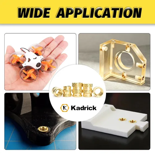 Vista 8 de 300 piezas de inserciones roscadas M2 M2.5 para plástico con puntas de ajuste térmico, kit de inserciones de ajuste térmico M2 y M2.5, inserciones