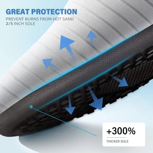 Vista 6 de ATHMILE Zapatos de agua de secado rápido para natación, playa, yoga, deportes, camping, accesorios para piscina o parque para mujeres, hombres