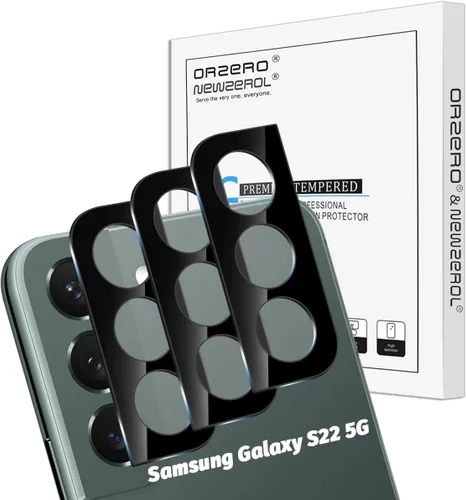 Vista 7 de Orzero Paquete de 2 protectores de lente de cámara compatible con Samsung Galaxy Z Fold 4 5G, protector de vidrio templado de 9 durezas HD